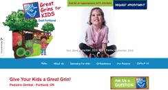 Desktop Screenshot of portlandchildrensdentist.com